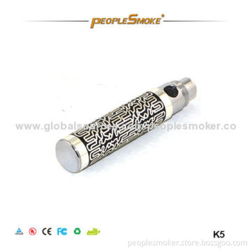 E-cigarette eGo Battery with 650, 900 and 1,100mAh Capacity, Various Colors Available